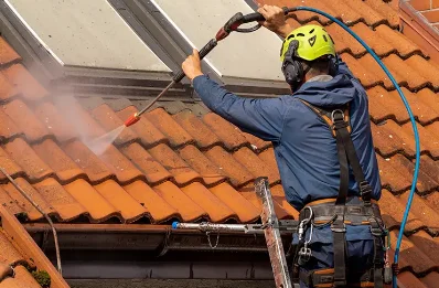 Démoussage et hydrofuge de toiture à Pontcarré